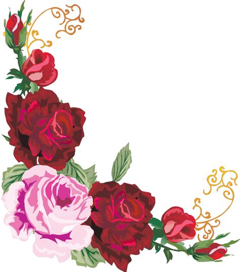 Download Floral Border Flower Design Free Hq Image Hq Png Image
