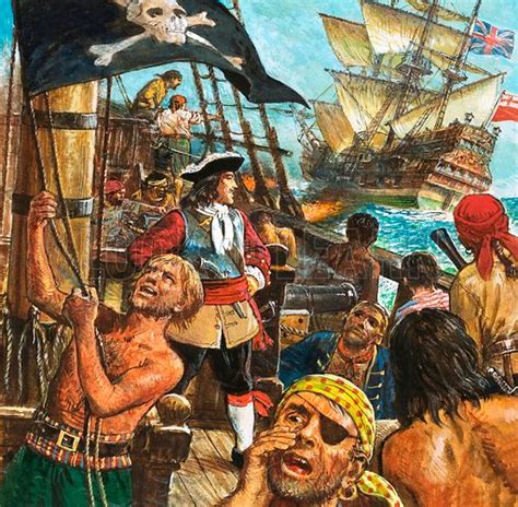 Captain Kidd English Pirate 1690s Stock Image Look And Learn