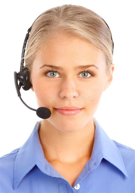 Call Center Operator Stock Image Image Of Operator American 15442363