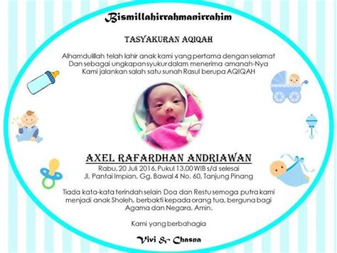 Desain kartu ucapan kelahiran bayi cdr terbaru undangan aqiqah dan. Aqiqah Kartu Ucapan Kelahiran Bayi - Kartu Undangan