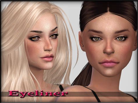 Eyeliner Set1 By Shojoangel Sims 4 Eyes