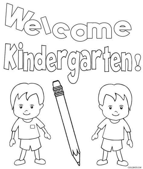 Coloring Worksheet Printables Kindergarten