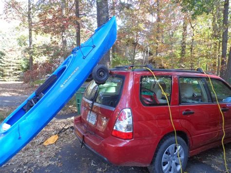 Sail Delmarva Singlehanded Kayak Loading Onto The Car With A Bad Back