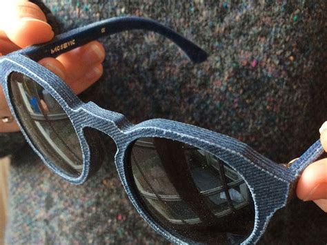 These Sunglasses Are Made Almost Entirely From Recycled Denim Jeans