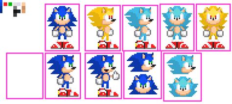 Sonic Sprites Pixel Art Maker Bank Home