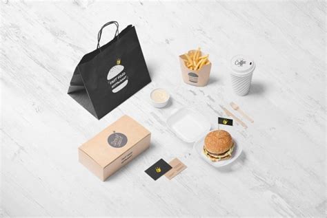 10 Free Fast Food Restaurant Branding Mockups And Packaging Mockups