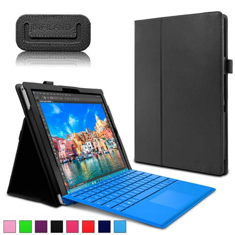 Infiland Folio Pu Leather Cover Case For Microsoft Surface Pro 4 123