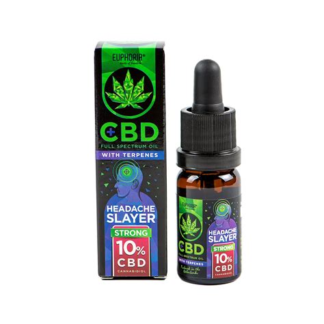 Euphoria Cbd Olej 10 S Terpeny 10ml 1000mg Headache Slayer