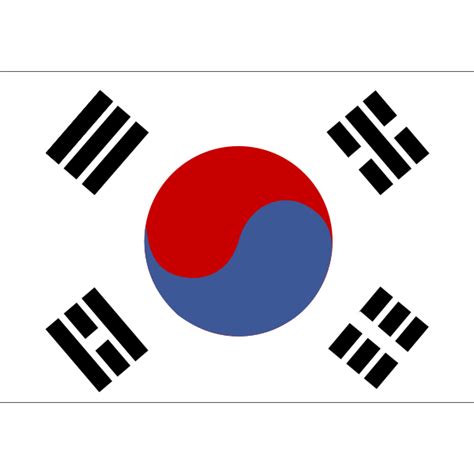 Flag Of South Korea Free Svg