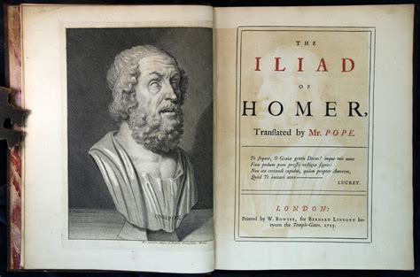 The Iliad Of Homer The Odyssey Of Homer Works Of Alexander Pope 1715