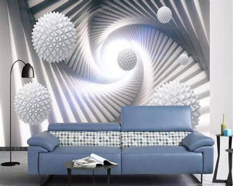 Beibehang Modern Classic Three Dimensional Wall Paper Abstract Three