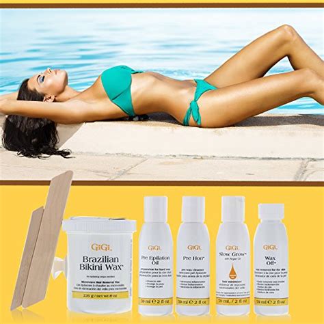 gigi brazilian bikini waxing microwave formula home hair removal kit pricepulse