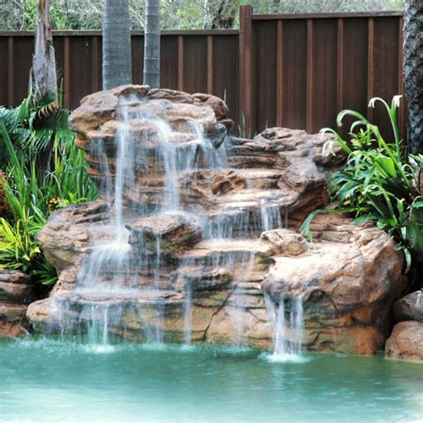 Serenity Swimming Pool Waterfalls Universal Rocks
