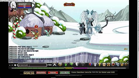 Aqworlds Frostval Major Moglins Page Quests Walkthrough And