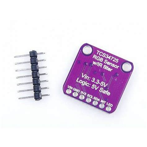 Rgb Color Sensor With Ir Filter And White Led Tcs34725