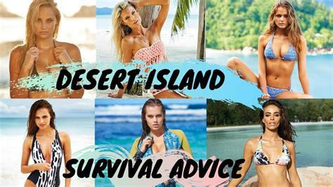 Worlds Top Swimsuit Models Give Their Desert Island Survival Advice Youtube