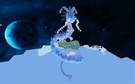 I Made A Water Dragon Minecraft