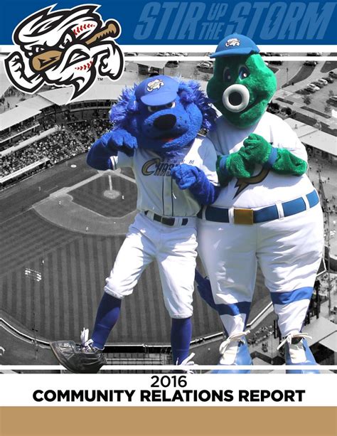 2016 Omaha Storm Chasers Community Relations Report By Omaha Storm
