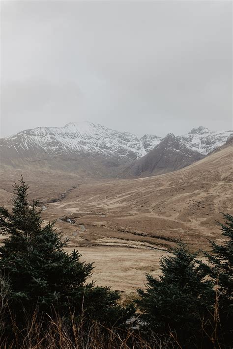Mountains Fog Landscape Peaks Snowy Hd Phone Wallpaper Peakpx