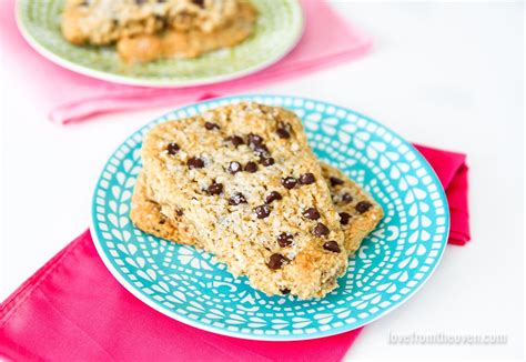 Gently breaking the oats down helps guarantee the bars hold together. The delicious oatmeal and chocolate chip breakfast bars ...
