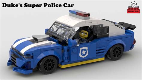 How to draw a police car. LEGO MOC #57 Duke Detain's Super Police Car (Upgrade from ...