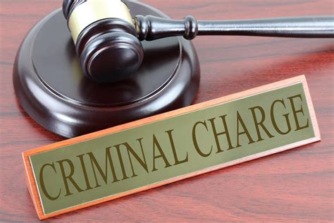 Criminal Charge - Legal image