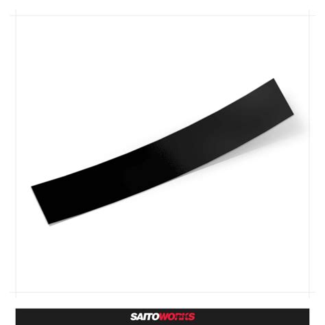 Black Vinyl Car Windscreen Sunstrip Ez Apply Saitoworks