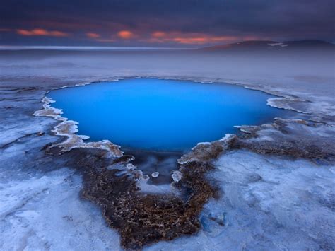 Desktop Wallpaper Iceland Blue Lake Landscape Nature Hd Image