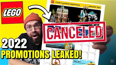 Huge Lego January 2022 Promotions Leaked Lego Cancels Calendars