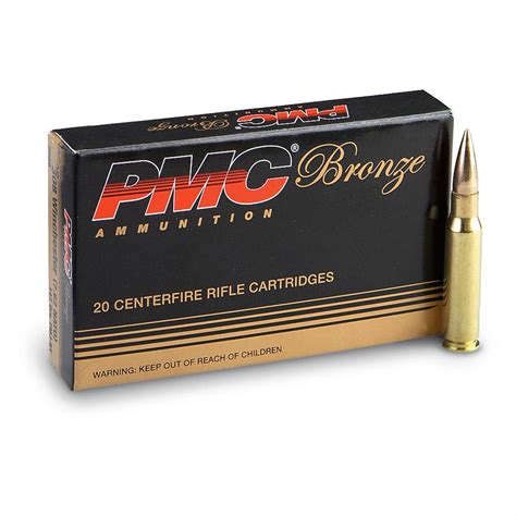 Pmc Bronze 308 Winchester 762 Nato 147 Grain Fmjbt 120 Rounds