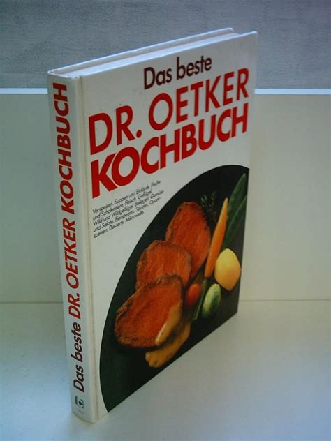 Dr Oetker Kochbuch Von August Oetker Zvab
