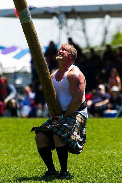 Caber Toss Coiling Loch Norman Games 2013 Men In Kilts Highland
