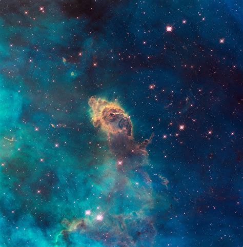 Pillar And Jet In The Carina Nebula This Image From Hubble Flickr