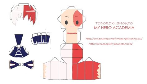 Resultado De Imagen Para Boku No Hero Academia Papercraft Paper Doll