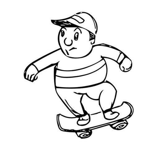 Skater Boy Drawing Free Download On Clipartmag