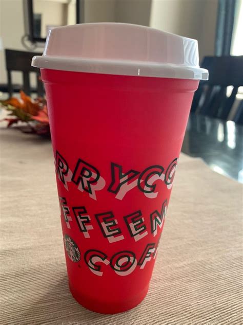 Price after discount — $2.01. 2019 Winter collections Starbucks red reusable cup. Use it ...