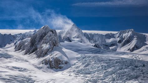 Snowy Mountain In New Zealand Wallpaper Backiee