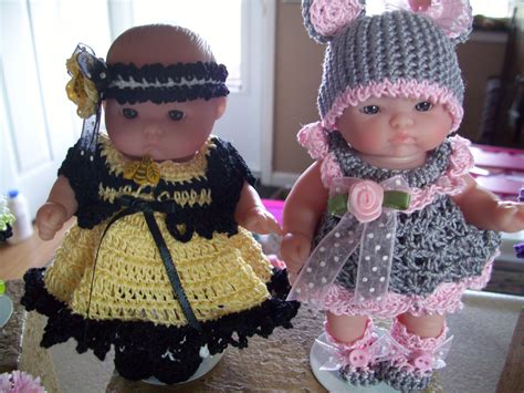 Berenguer 5 Baby Dolls Yellowblack And Mouse Dress 9 More Can Be