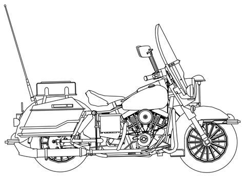 Harley davidson motorcycles printable harley davidson coloring pages 2 lrg 854 46 kb ra harley davidson motorcycles harley davidson bikes harley davidson. awesome Harley Davidson Police Motorcycle Side Coloring ...