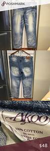 Akoo Quot A King Of Oneself Quot Distressed Jeans Distressed Jeans Akoo Men