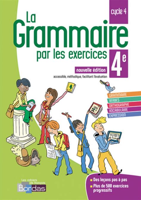 La Grammaire Par Les Exercices Cycle E Correction Correction