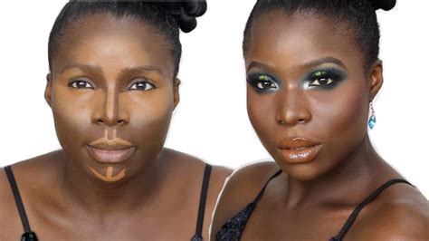 Highlighting And Contouring On Dark Skin Beginner Friendly Highly