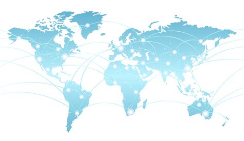 Seamless Map Of The Global Network System 376126 Vector Art At Vecteezy