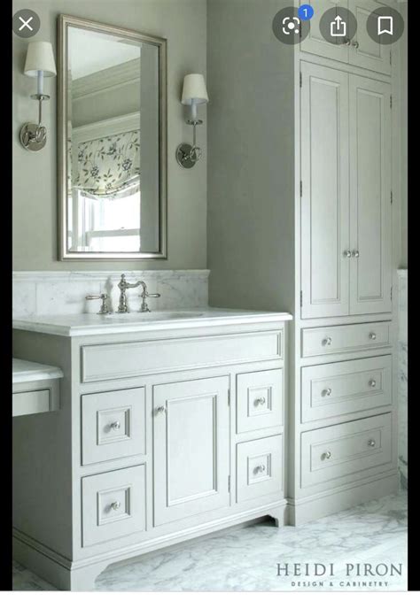 A bathroom cabinet is often a handy addition to a kitchen. Pin by Cullen Albright on The Bath Room | Linen cabinets ...