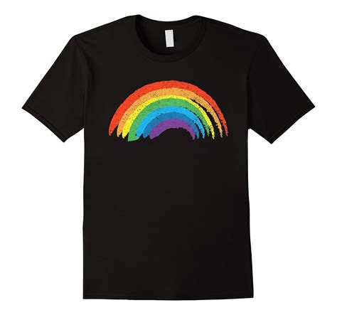 Vintage Retro Rainbow T Shirt Classic Distressed Design Anz Anztshirt