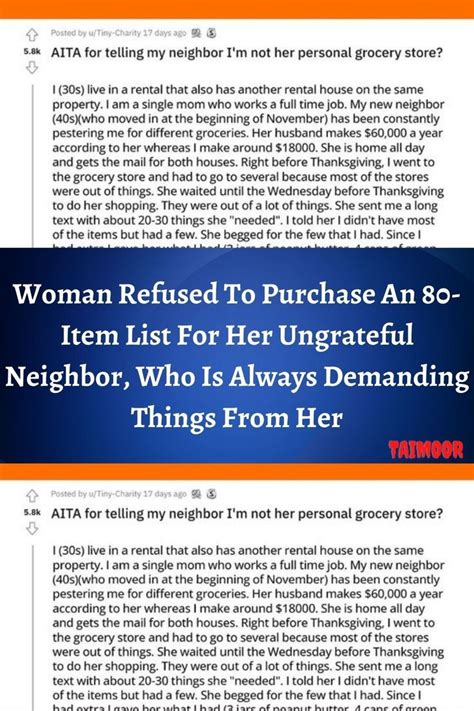 An Article With The Words Woman Refuse To Purchase An 80 Year Old Neighbor Who Is Always