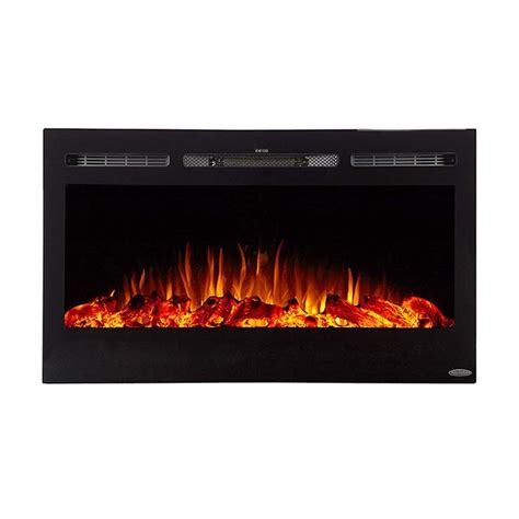 Touchstone Sideline Recessed Electric Fireplace Fireplace Guide By Linda