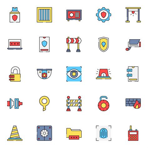 25 Security Vector Icons