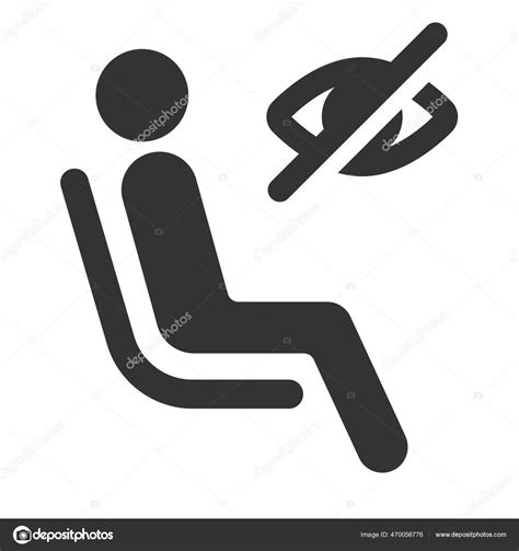 Blind Disabilities Disabled Icon Solid Style Stock Vector By