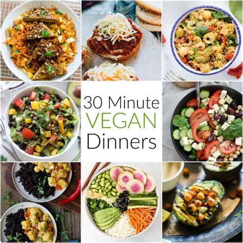 30 Minute Vegan Dinners | Hummusapien